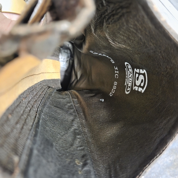 Sendra Distressed Brown Leather Engineer Boots Goodyear Welt Made in Spain - Picture 12 of 13